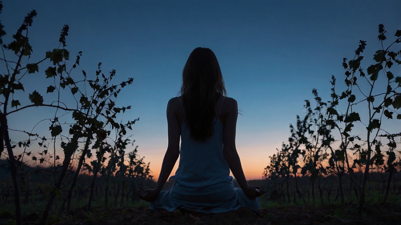 Pratica di yoga all'aperto